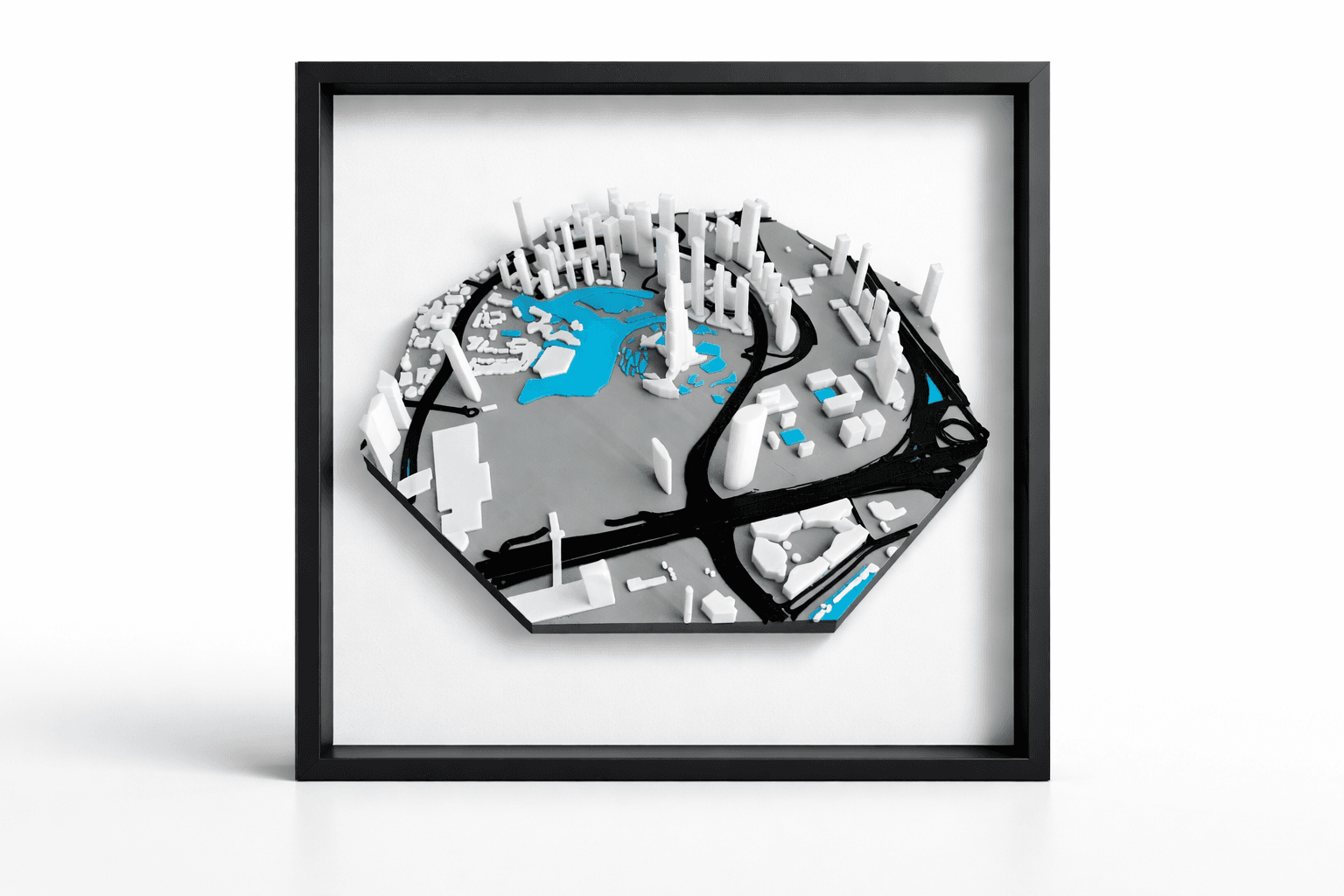 Detailed custom map artwork created with CreateYourMap Studio.